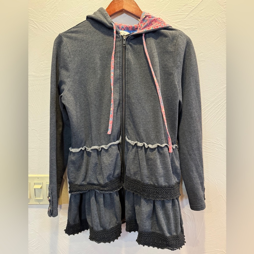 Matilda Jane zip hoodie size smalll